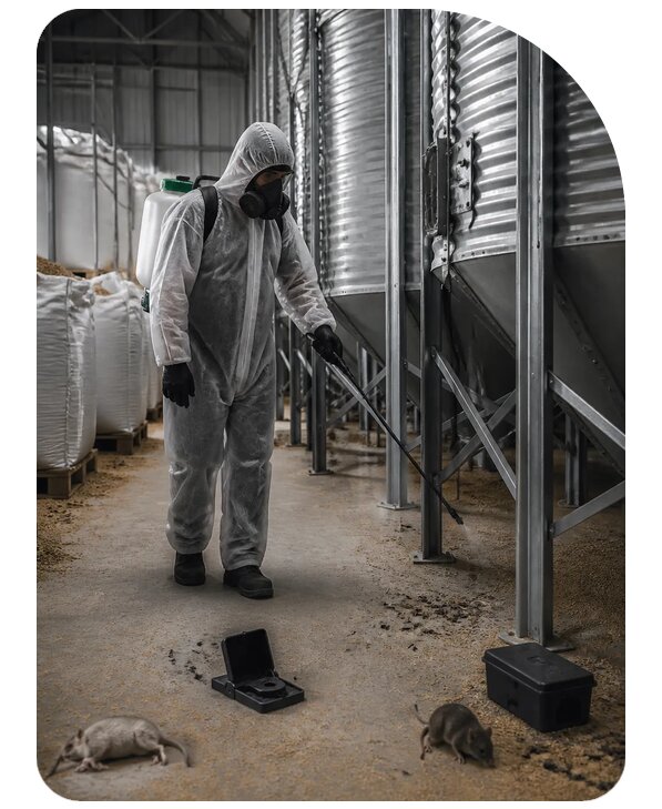 Дератизация зернового склада в Чапаевске по цене от 15323 р. | Сенат-Чпв